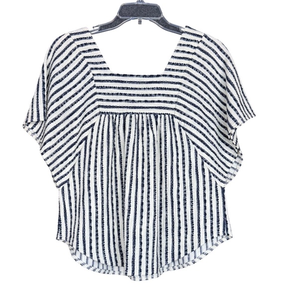 Madewell Texture & Thread Butterfly Top in Isley Stripe Women's Size XS - Picture 6 of 10